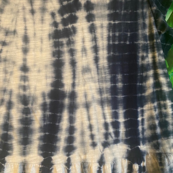 New - Tie Dye Blue & White Maxi Dress - Picture 2 of 3